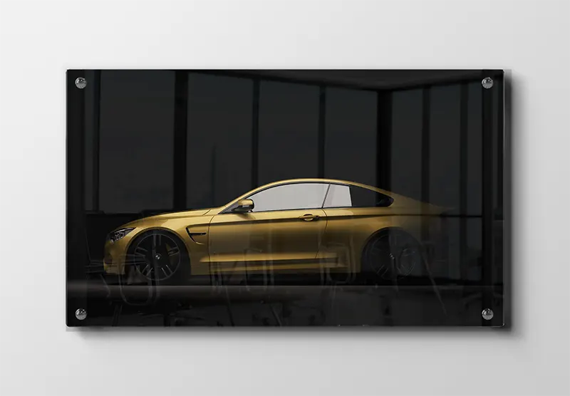 Bmw M4 I Guld Plakat
