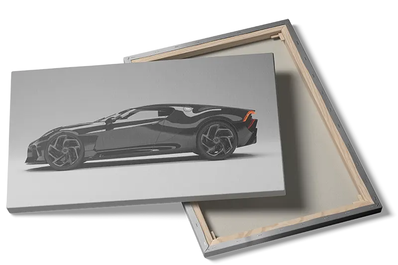 Bugatti Fantastisk Sort Hypercar