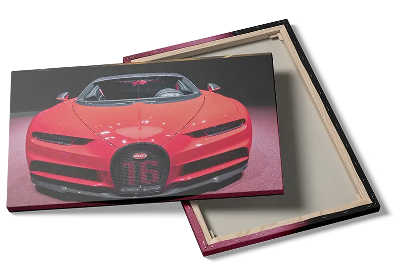 Bugatti Chiron Front Plakat