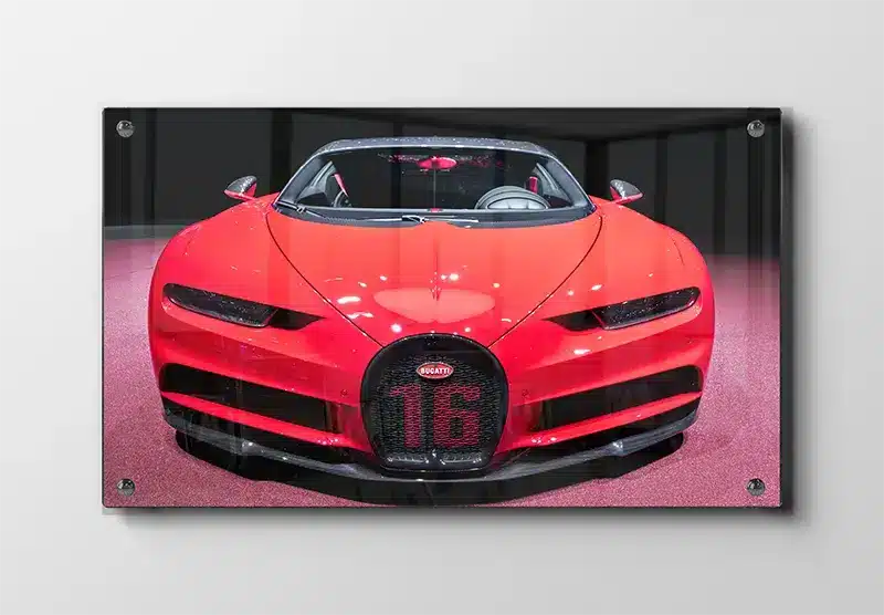 Bugatti Chiron Front Plakat