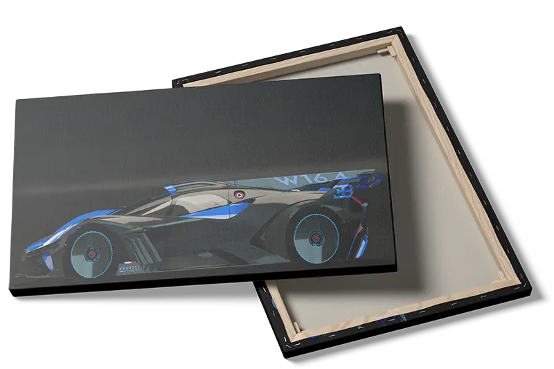 Bugatti W16 Supercar Plakat