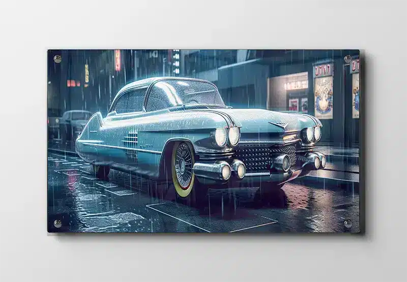 Klassisk Vintage Bil Plakat