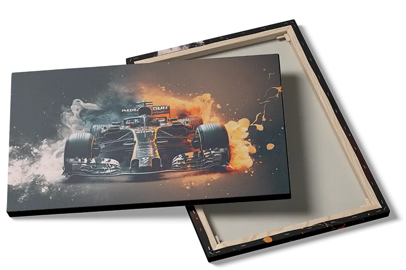 Dynamisk Formel 1 Kunst