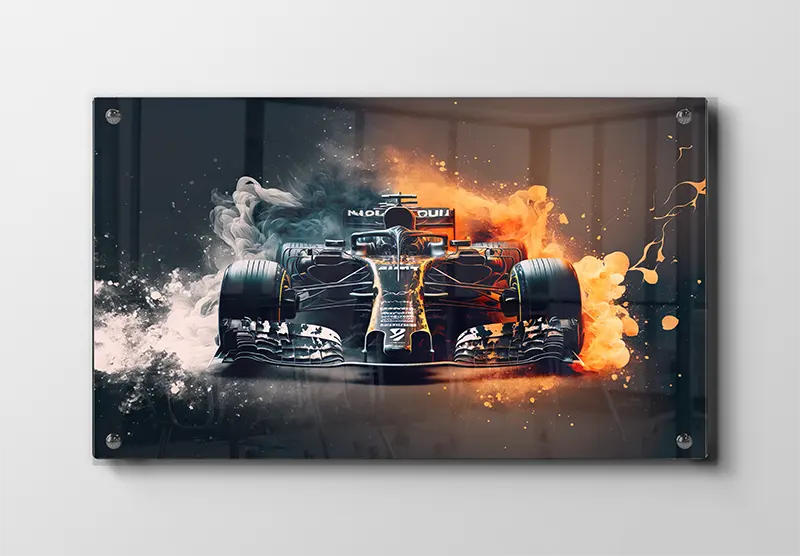 Dynamisk Formel 1 Kunst