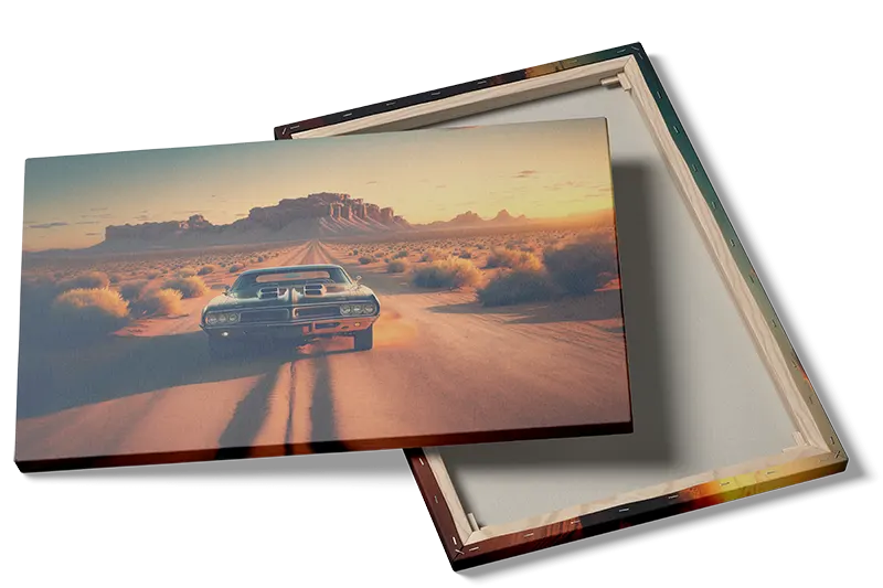 Klassisk Muscle Car Kørsel