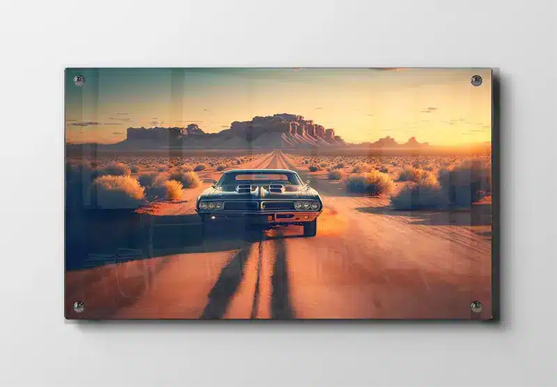 Klassisk Muscle Car Kørsel