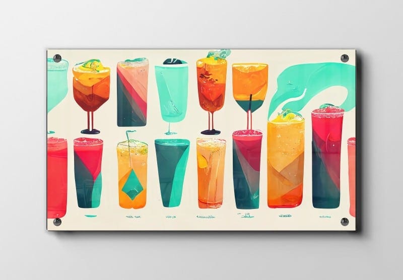 Colorful Cocktails Plakat