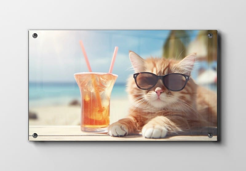 Afslappende Kat Plakat