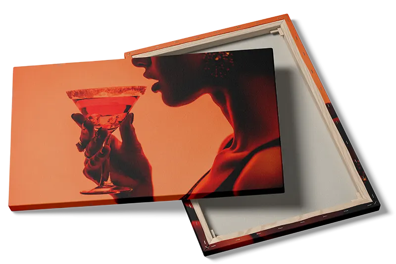 Elegant Cocktail Silhuet Plakat