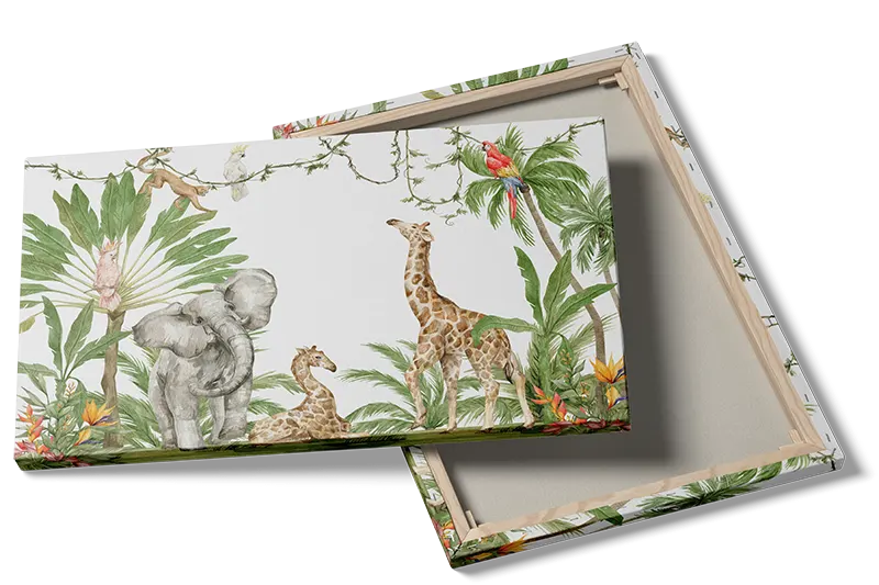 Curious Safari Jungle Friends Plakat