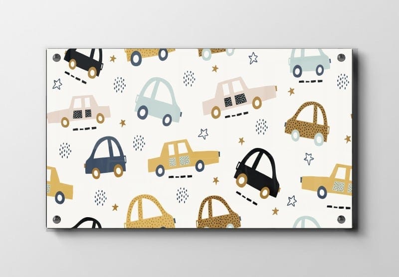 Playful Colorful Cars Plakat