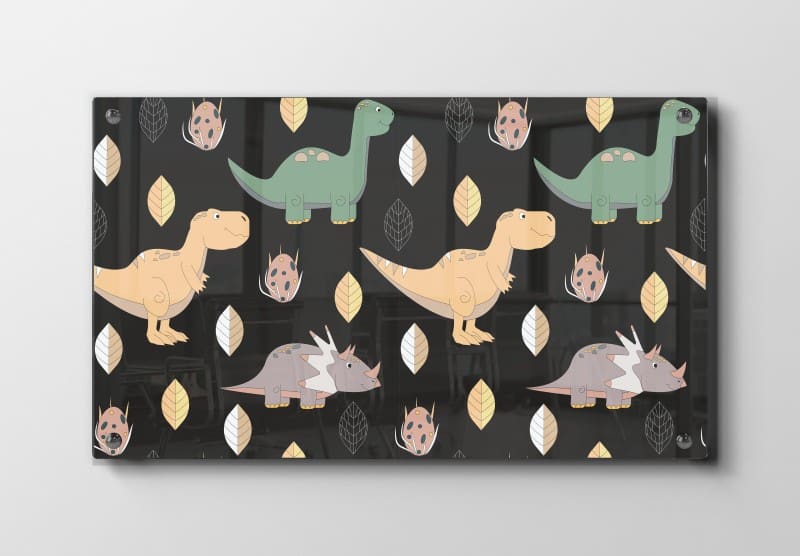 Playful Dinosaur Friends Plakat