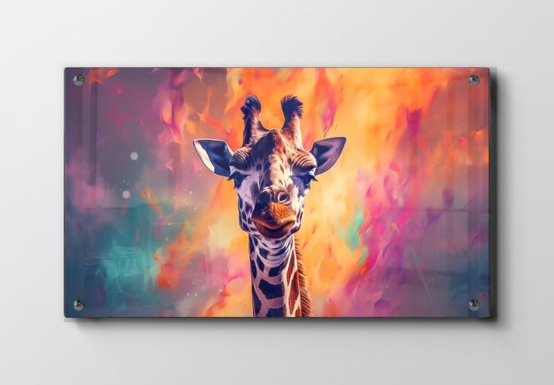 Curious Giraffe Adventure Plakat
