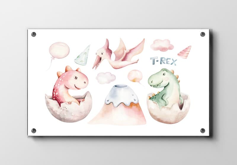 Gentle Baby Dinosaur Friends Plakat