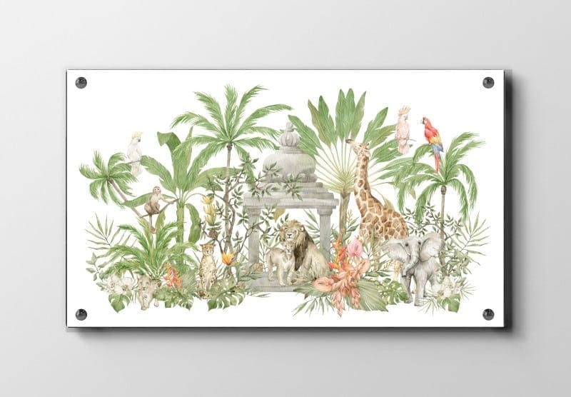 Playful Safari Jungle Friends Plakat