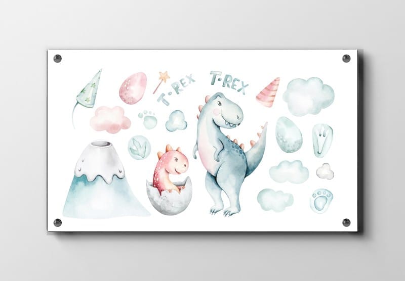 Playful T Rex Adventure Plakat