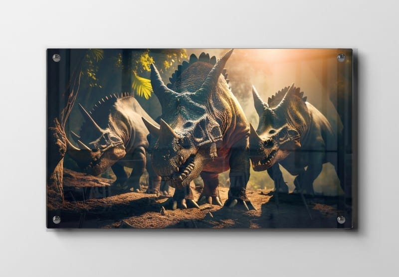 Mighty Triceratops Adventure Plakat