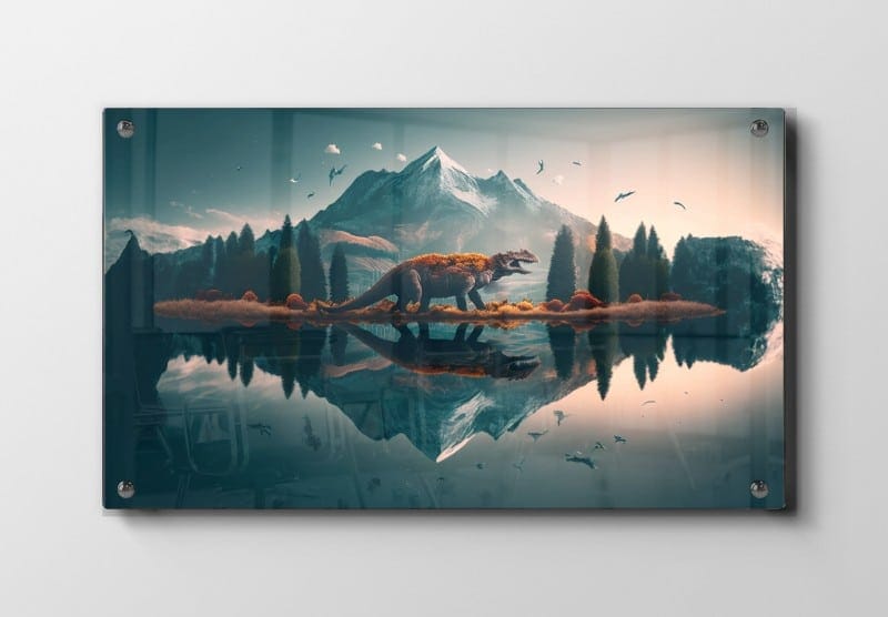 Mysterious Mountain Dinosaur Adventure Plakat