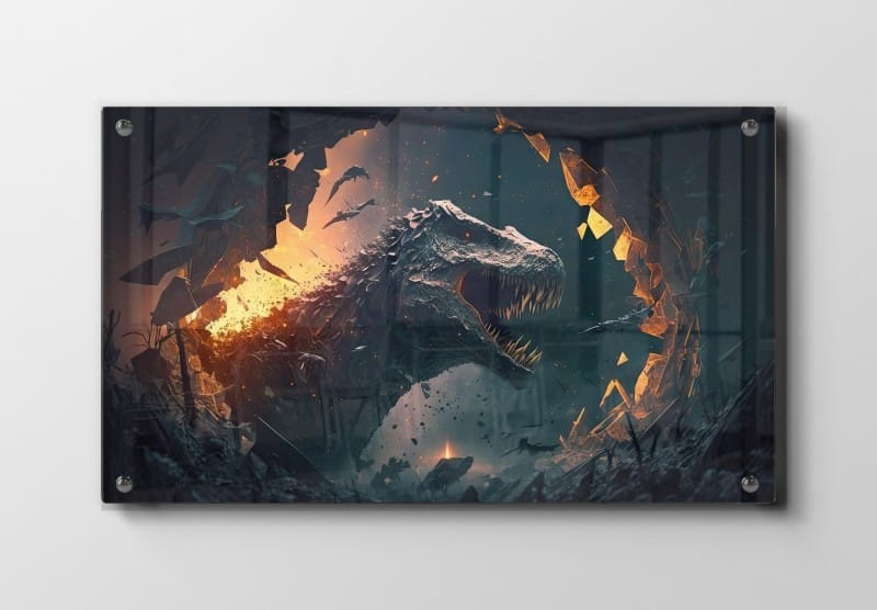 Epic Fierce Tyrannosaurus Plakat