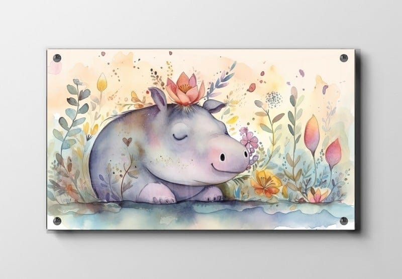 Gentle Hippo Dreamscape Plakat