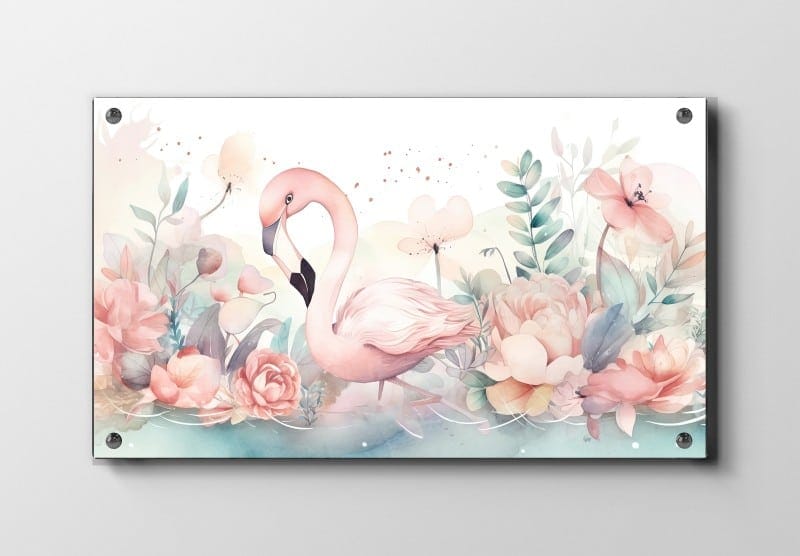 Gentle Flamingo Dreamscape Plakat