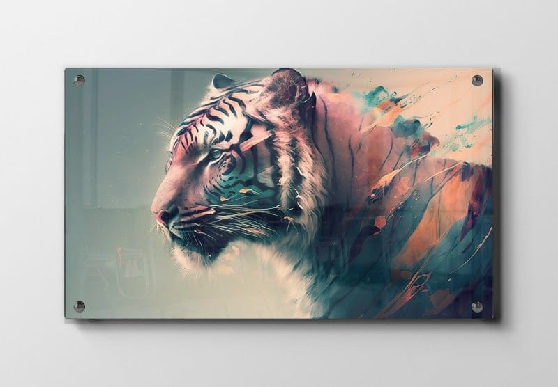 Majestic Colorful Tiger Plakat