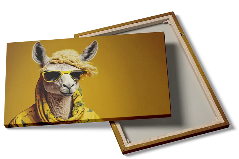 Cool Llama With Sunglasses Plakat