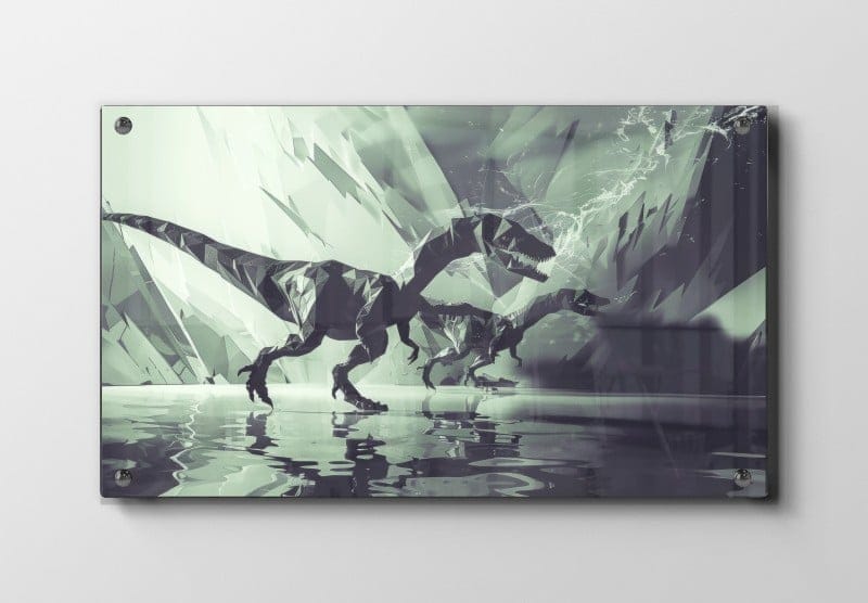Mysterious Shadow Dinosaur Chase Plakat