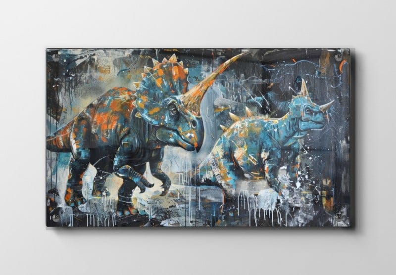 Brave Triceratops Adventure Plakat