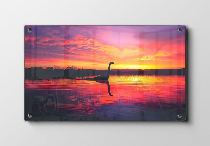 Mystical Loch Ness Dinosaur Plakat