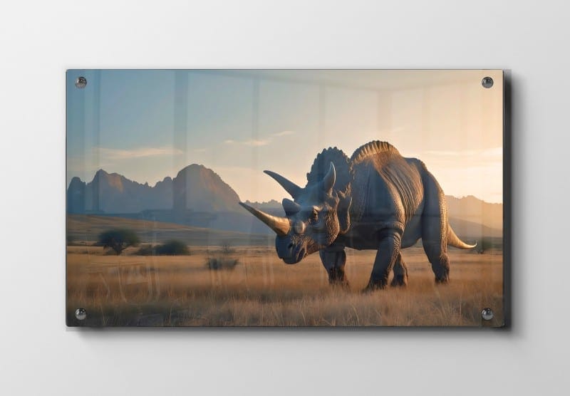 Majestic Triceratops Adventure Plakat