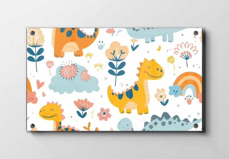 Happy Little Dinosaur Friends Plakat