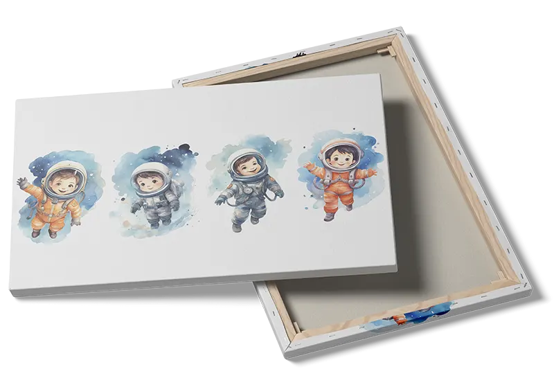 Playful Little Astronauts Adventure Plakat