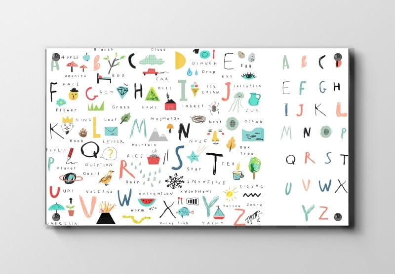 Playful Alphabet Adventure ABC Plakat