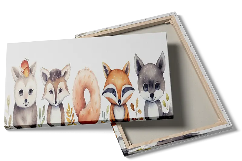 Playful Forest Friends Plakat