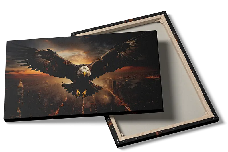 Majestic Eagle At Sunset Plakat