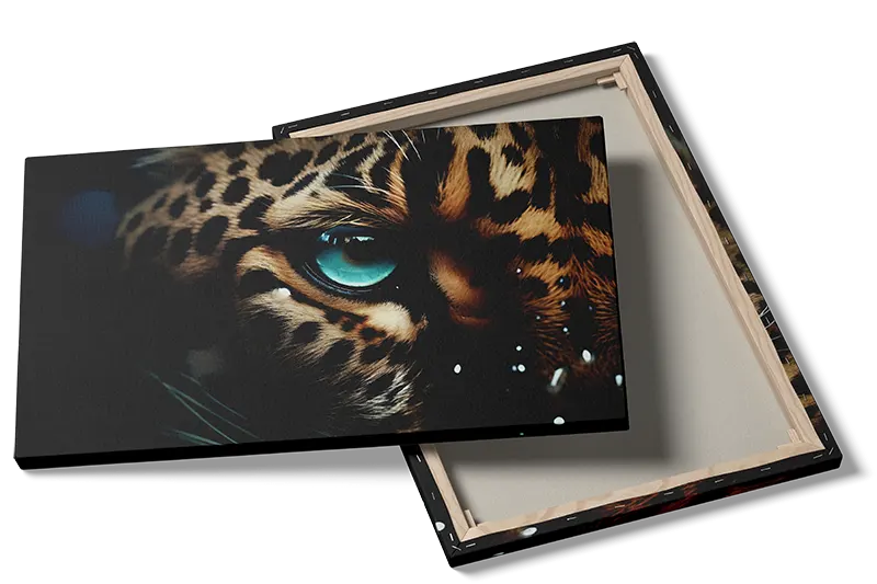 Curious Leopard Eye Plakat