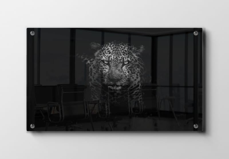 Mysterious Leopard Night Plakat