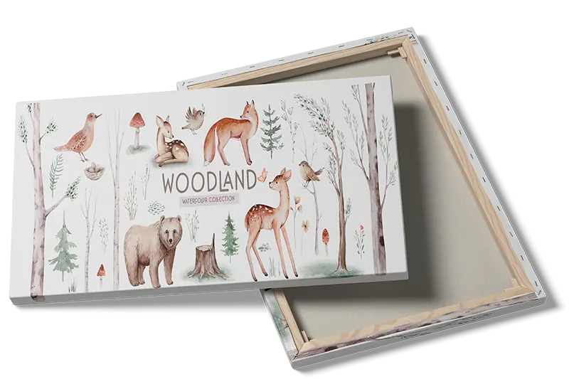 Gentle Woodland Animal Friends Animals Plakat