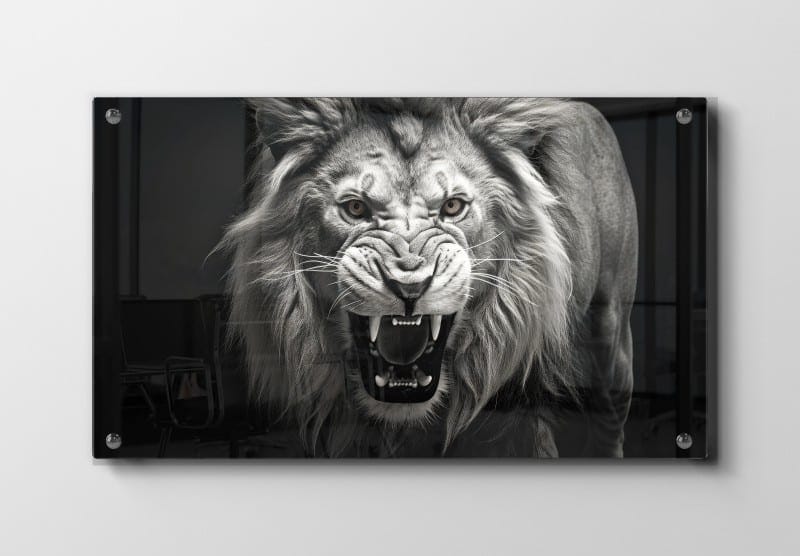 Fierce Brave Lion Plakat
