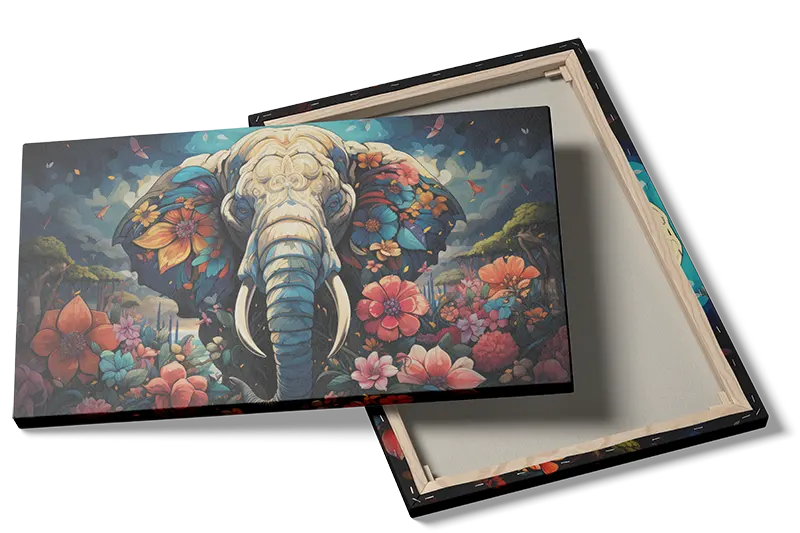 Magical Elephant In Bloom Plakat