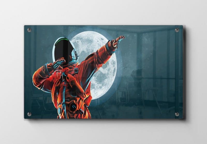Playful Space Explorer Dab Plakat