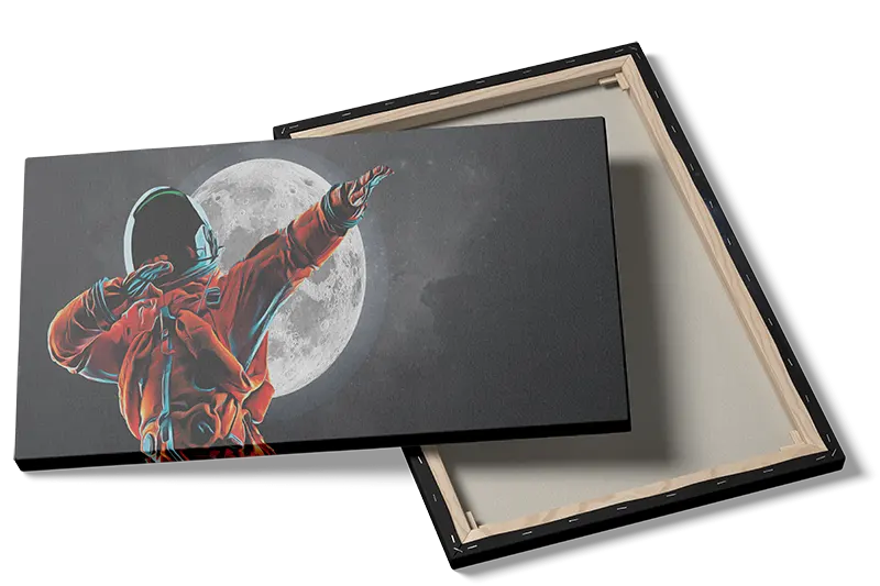 Playful Astronaut Moon Dance Plakat