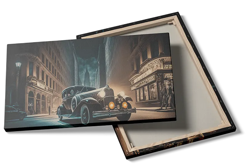 Vintage Car Adventure Plakat