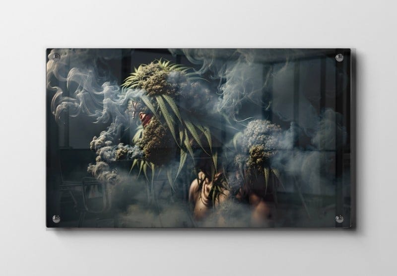 Mysterious Smoky Forest Spirit Plakat