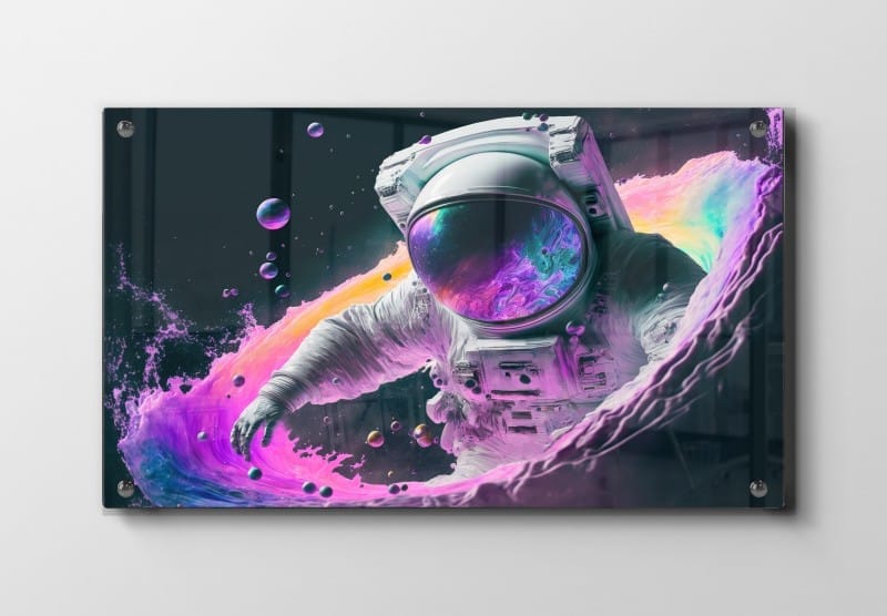 Magical Space Explorer Astronaut Plakat