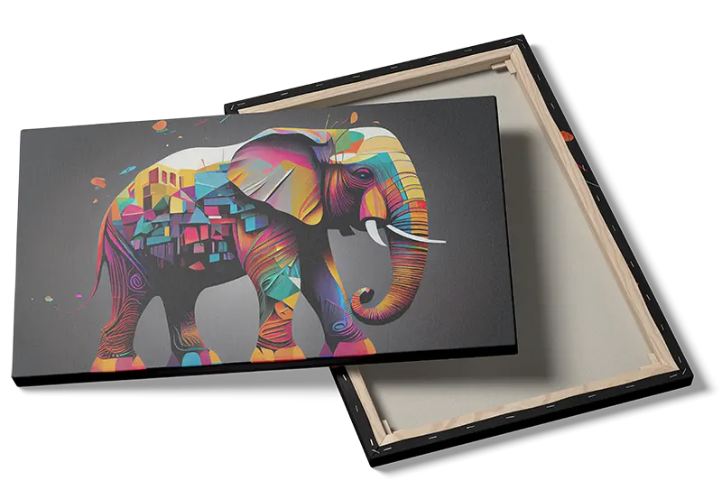 Colorful Magical Elephant Plakat