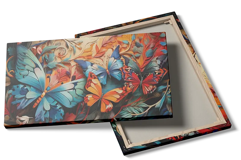 Magical Colorful Butterfly Flight Plakat