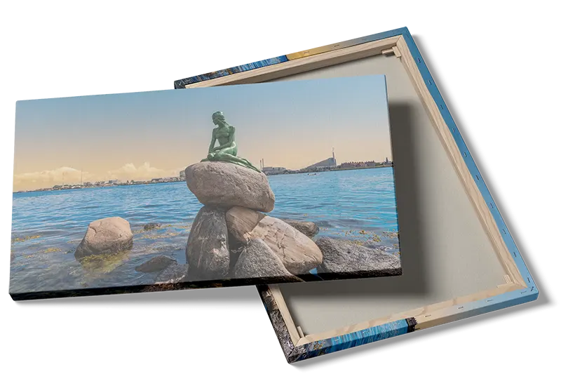 Bronze Statue By The Water