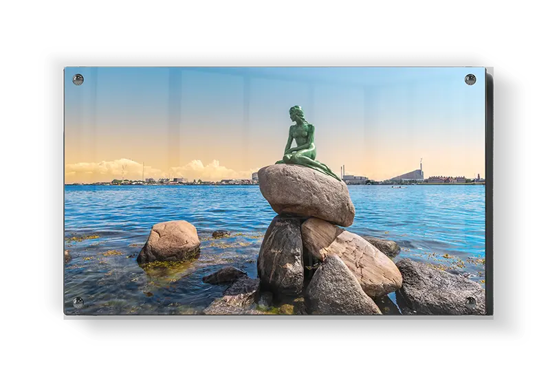 Bronze Statue By The Water